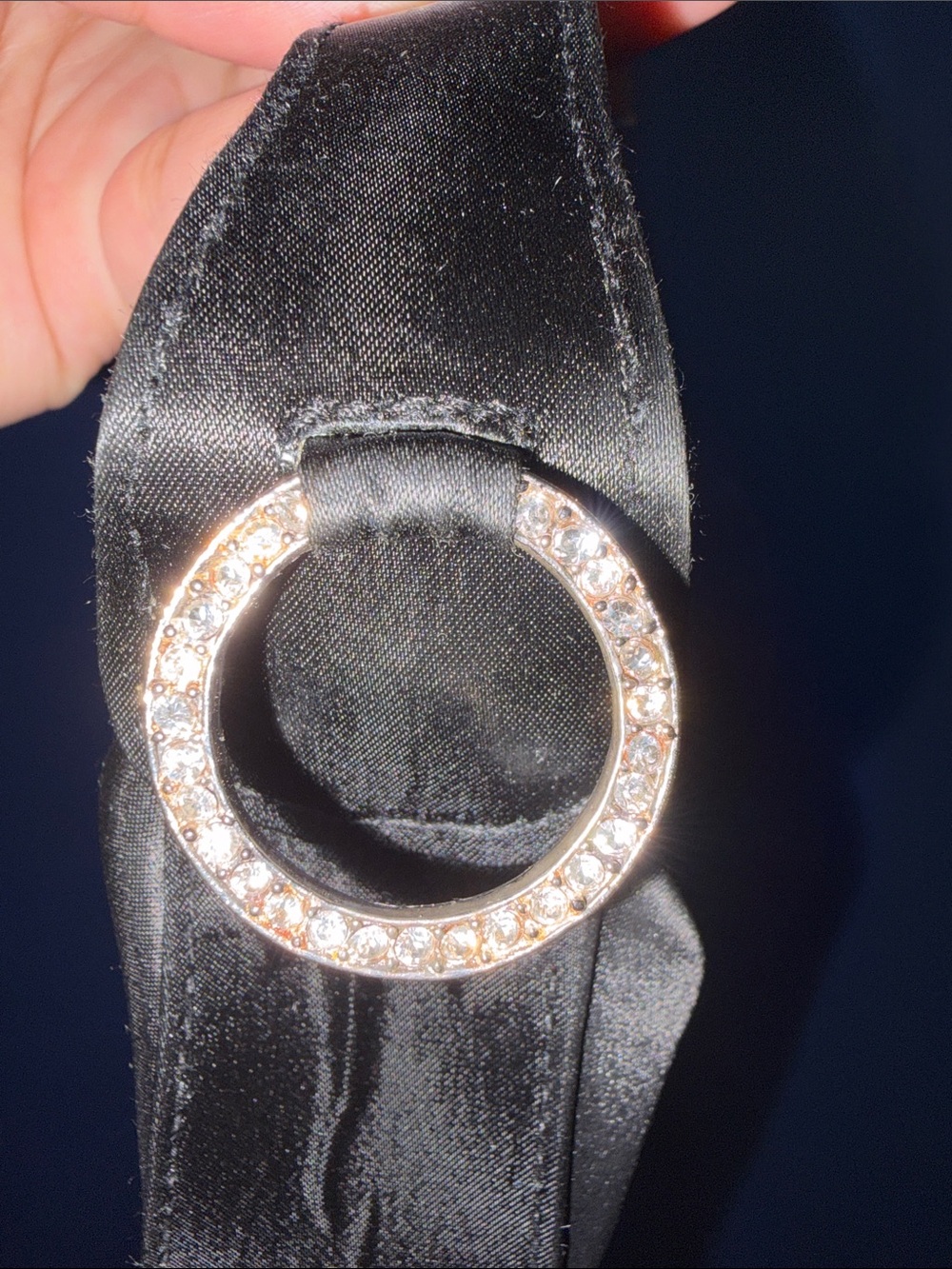 Cache - Y2K Black Mini Rhinestone Handbag - Picture 11 of 13
